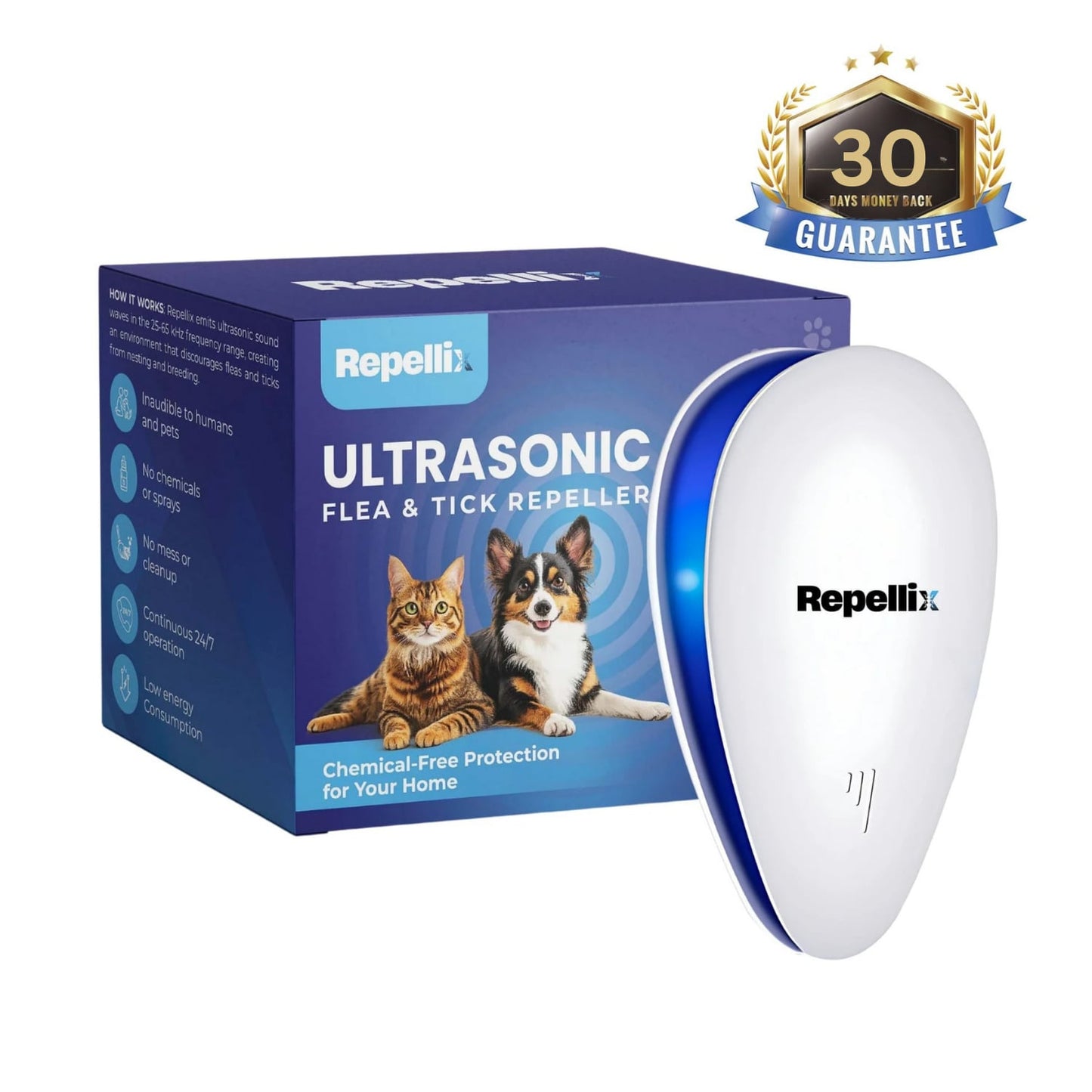 Say Goodbye to Chemical Exposure, Costly Treatments, and Recurring Fleas with Repellix