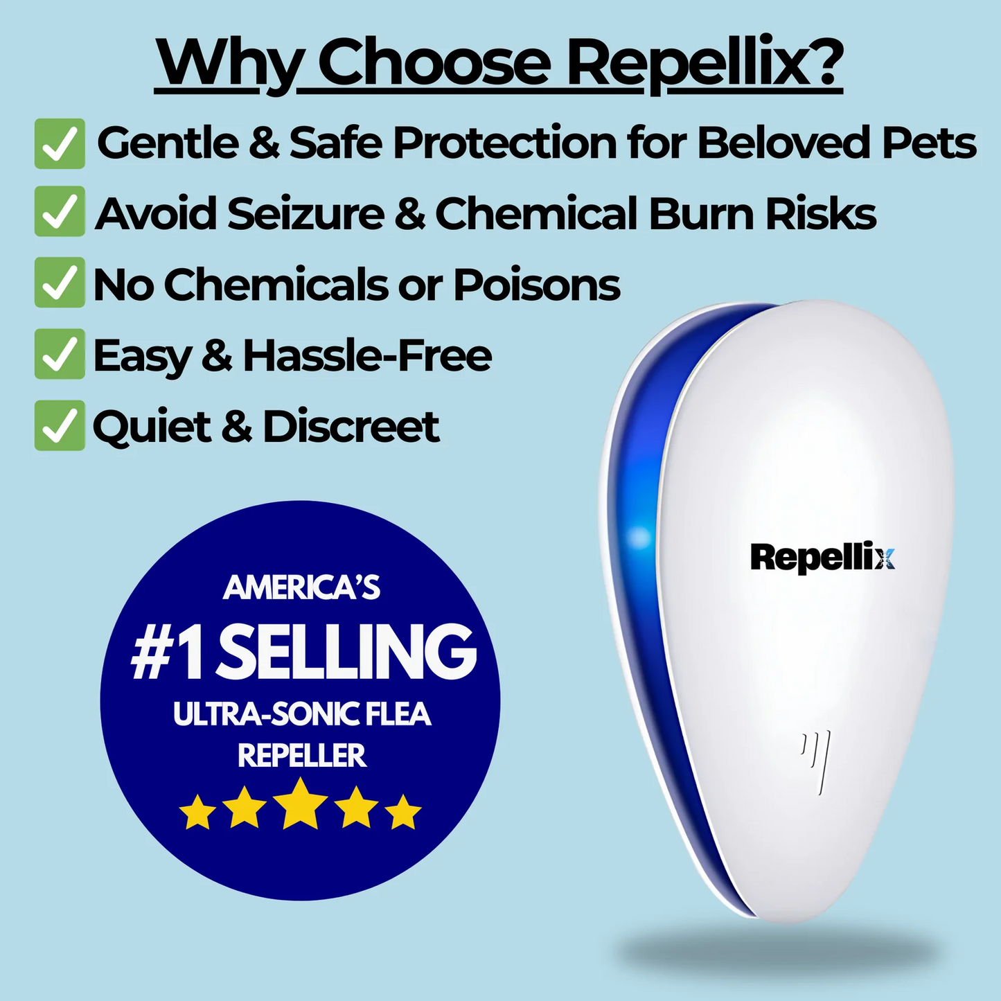 Say Goodbye to Chemical Exposure, Costly Treatments, and Recurring Fleas with Repellix